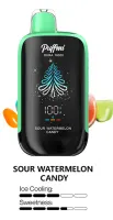 -PuffMi  DURA (18000зат.)  Кислые Арбузные Конфеты фотография небольшая 1табачный.рф