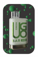  НСЖ UGOBAR - GREEN (Прохладный арбуз), 1500 зат фотография небольшая 1табачный.рф