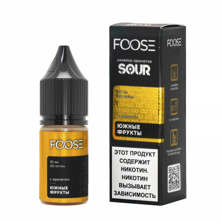  жид. FOOSE SOUR - Южные фрукты, 10 мл фотография 1табачный.рф