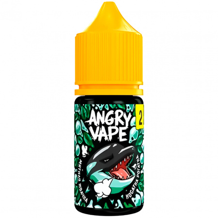 Angry Vape ULTRA Касатка Рогатка (Мятная Жвачка) 30мл. фотография 1табачный.рф