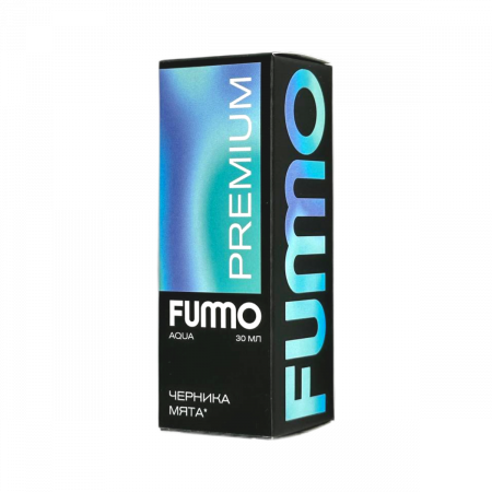 FUMMO PREMIUM AQUA - Черника Мята, 30 мл фотография 1табачный.рф
