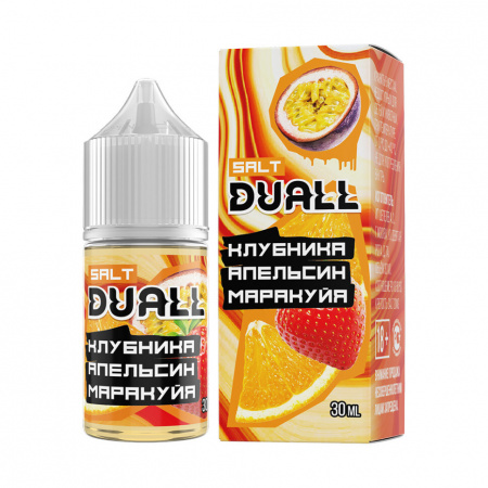 DUALL HARD Клубника апельсин маракуйя 30мл фотография 1табачный.рф