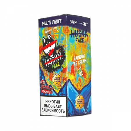  IMPORT HUSKY  FAKE ULTRA STRONG - MULTI FRUIT (радужное мороженое лед) 30 мл фотография 1табачный.рф