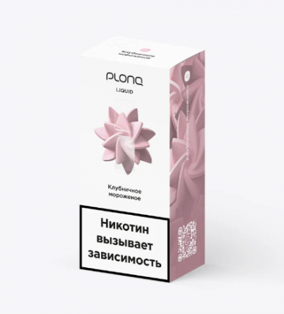  жид. PLONQ - Клубничное Мороженое, 30 мл фотография 1табачный.рф