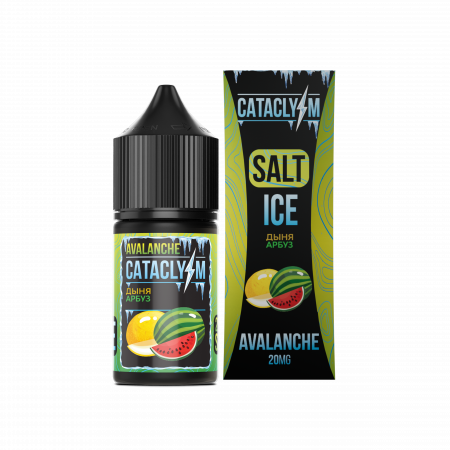  CATACLYSM ICE Salt - AVALANCHE Дыня Арбуз Лёд, 30мл фотография 1табачный.рф
