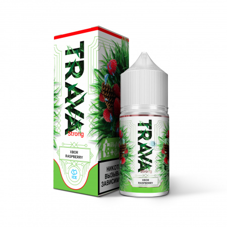 Trava Strong  Хвоя Малина Лёд  30мл. фотография 1табачный.рф