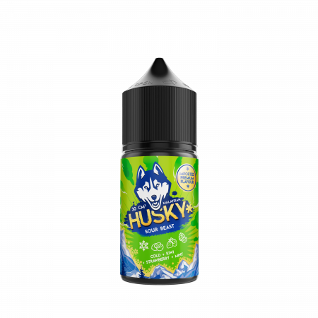  IMPORT HUSKY  Malaysian STRONG - SOUR BEAST (киви мята клубника лед) 30 мл фотография 1табачный.рф