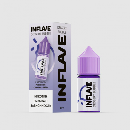  INFLAVE BUBBLE DESSERT - Черничная сахарная вата фотография 1табачный.рф