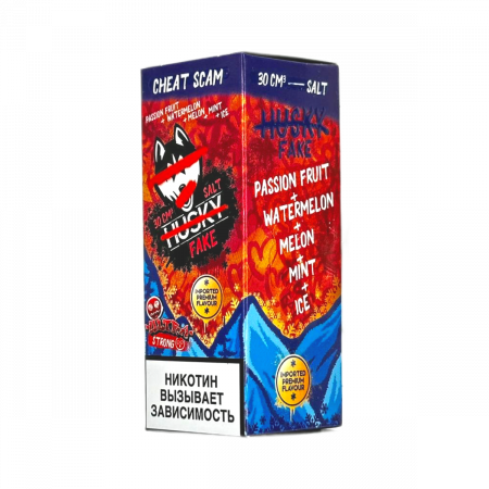  IMPORT HUSKY  FAKE ULTRA STRONG - CHEAT SCAM (маракуйя арбуз дыня мята лед) 30 мл фотография 1табачный.рф