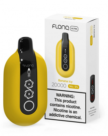  НСЖ PLONQ —FLONQ— ULTRA Banana Ice Банан HARD (20 000 зат.) фотография электронка pod 1табачный.рф