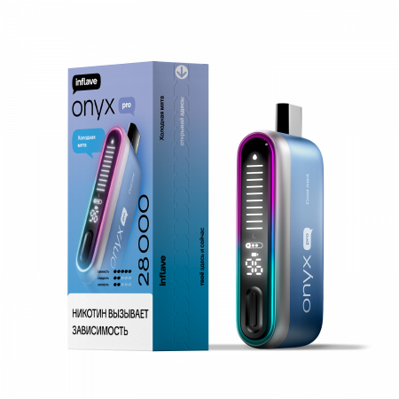  НСЖ INFLAVE ONYX PRO 28000 зат.Холодная Мята фотография электронка pod 1табачный.рф