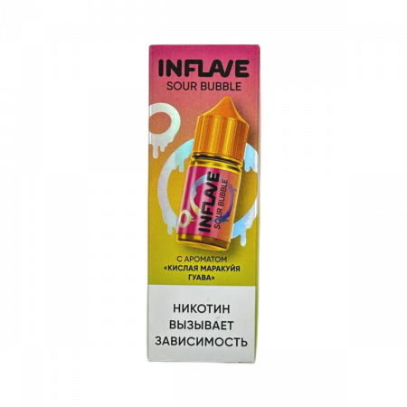  INFLAVE BUBBLE SOUR - Кислая Маракуйя Гуава фотография 1табачный.рф