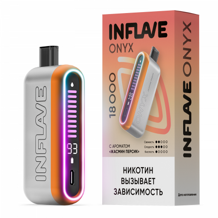  НСЖ INFLAVE ONYX  18000 зат.Жасмин Персик фотография электронка pod 1табачный.рф
