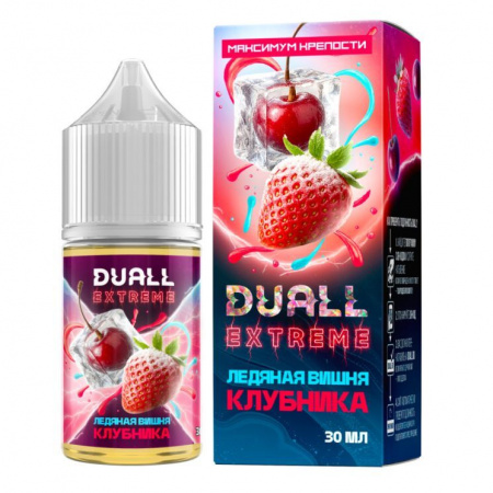  DUALL Extreme EXTRA HARD - Ледяная Вишня Клубника, 30 мл фотография 1табачный.рф