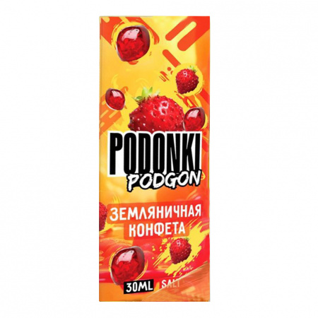 Podonki PODGON — Земляничная Конфета, 30 мл фотография 1табачный.рф