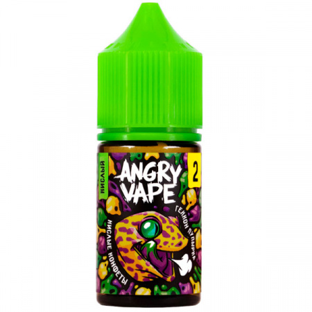 Angry Vape ULTRA Геккон Пупырка (Кислые конфеты) 30мл. фотография 1табачный.рф