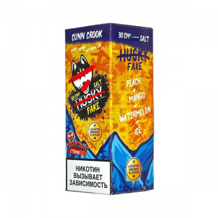  IMPORT HUSKY  FAKE ULTRA STRONG - CUNN CROOK (персик манго арбуз лед) 30 мл фотография 1табачный.рф