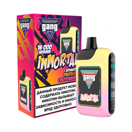  НСЖ GANG IMMORTAL 16000 зат. Фанта со Смородиной фотография электронка pod 1табачный.рф